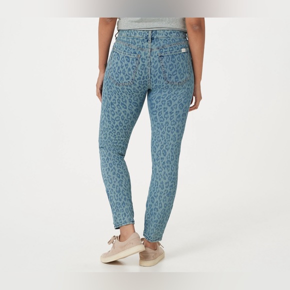 NWT Seven for all Mankind Jen 7 Ankle Skinny in Sunrise Leopard - Picture 2 of 13